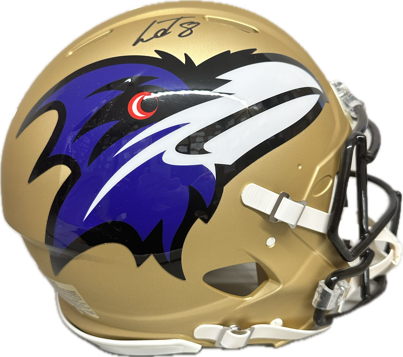 Lamar jackson hot sale signed helmet