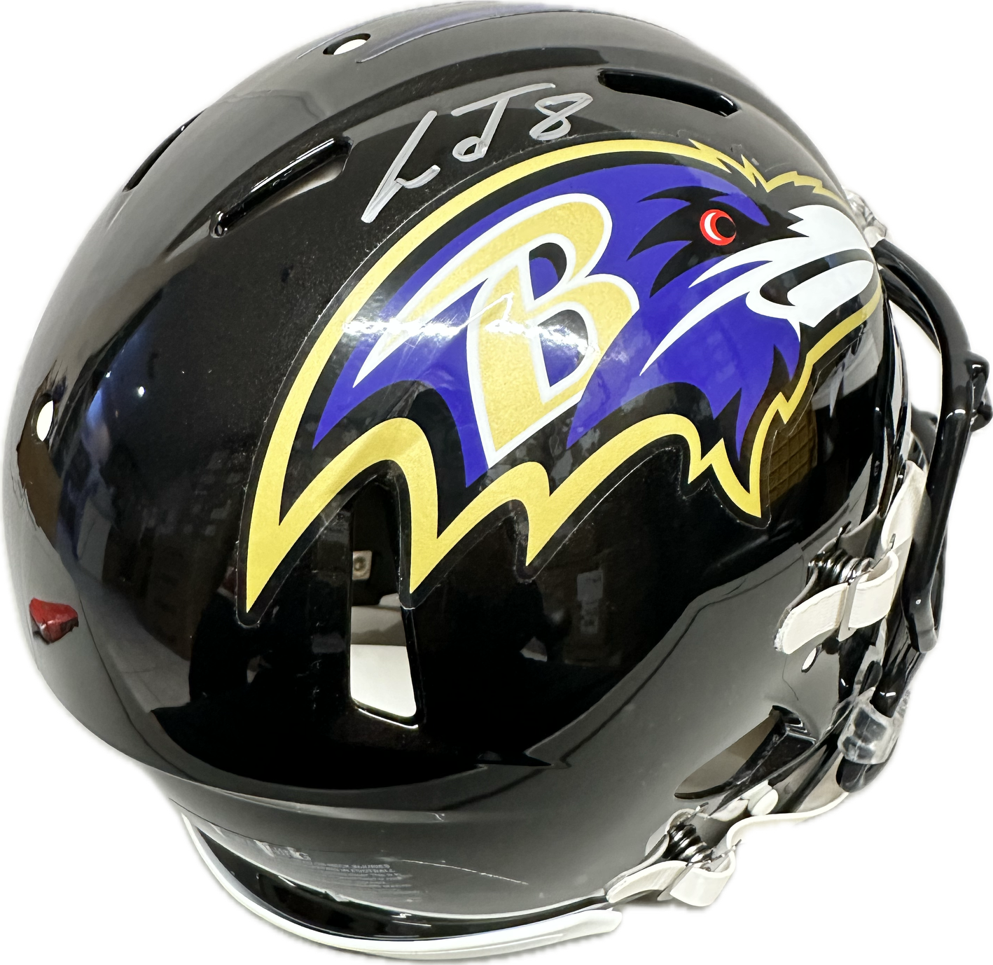 Lamar Jackson Signed FullSize Helmet Speed Authentic Football Helmet (JSA)