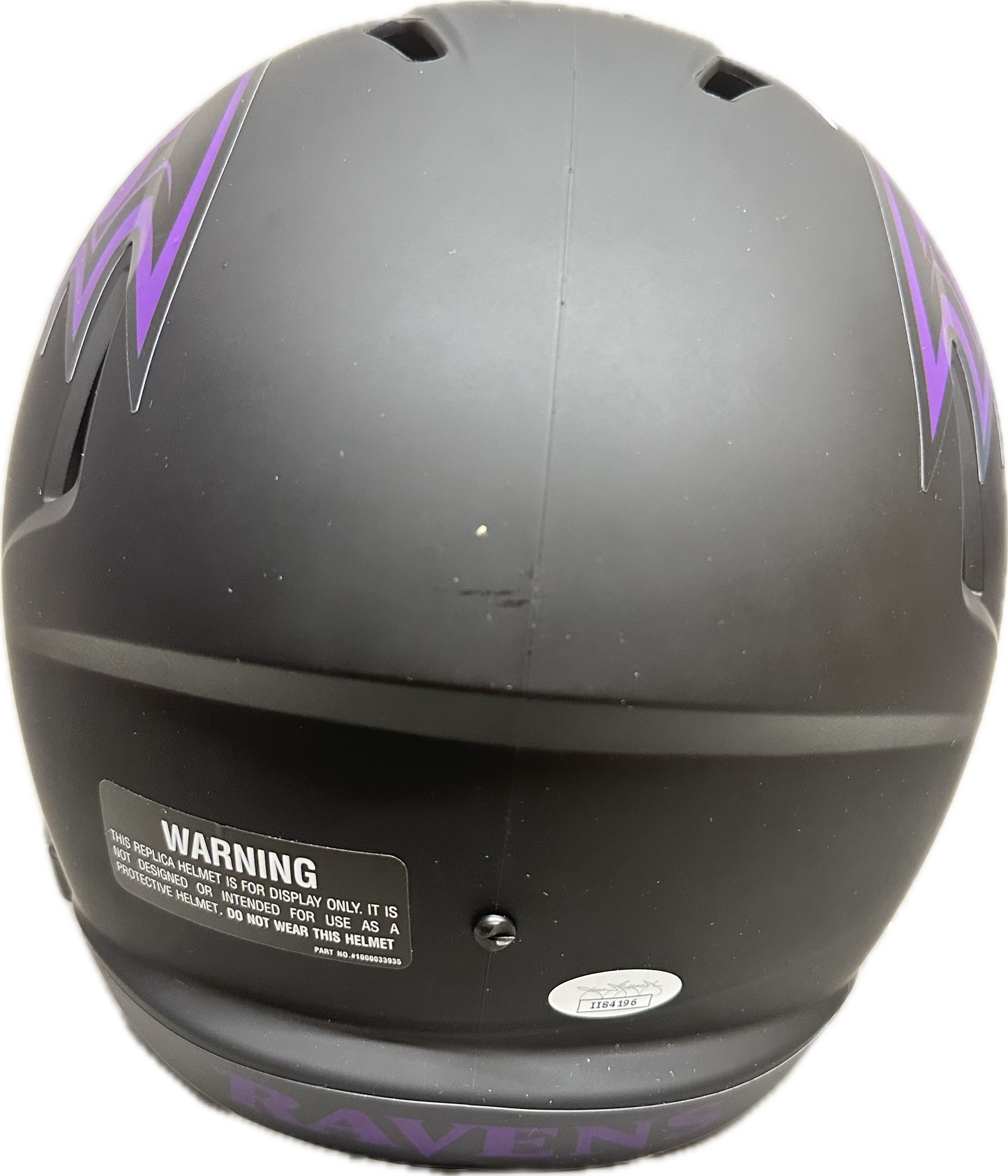 Lamar Jackson Signed FullSize Helmet Eclipse Speed  Football Helmet (JSA)