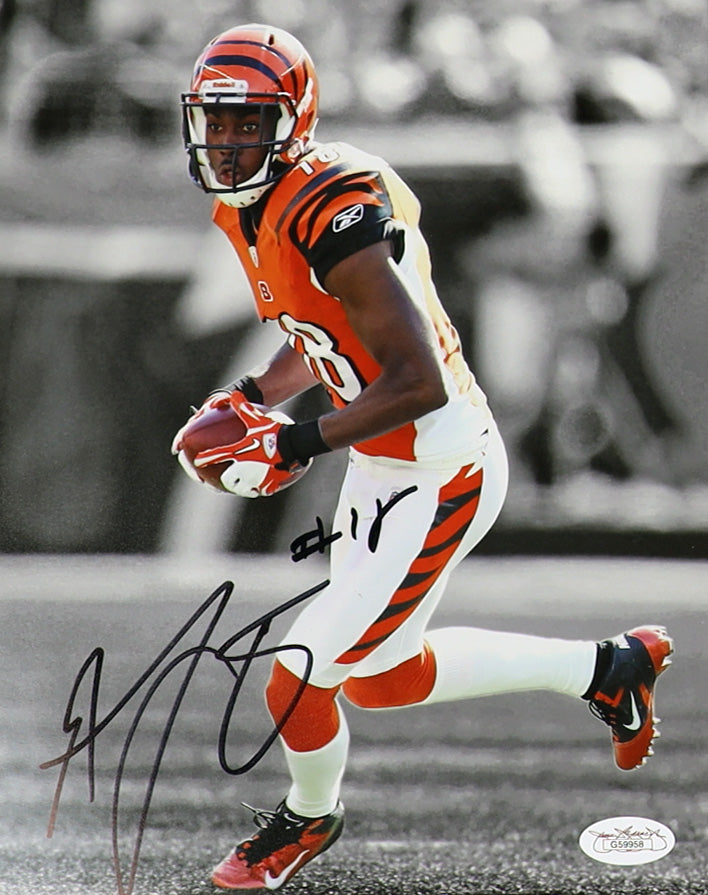 AJ Green Cincinnati Autographed Photo 8x10 JSA