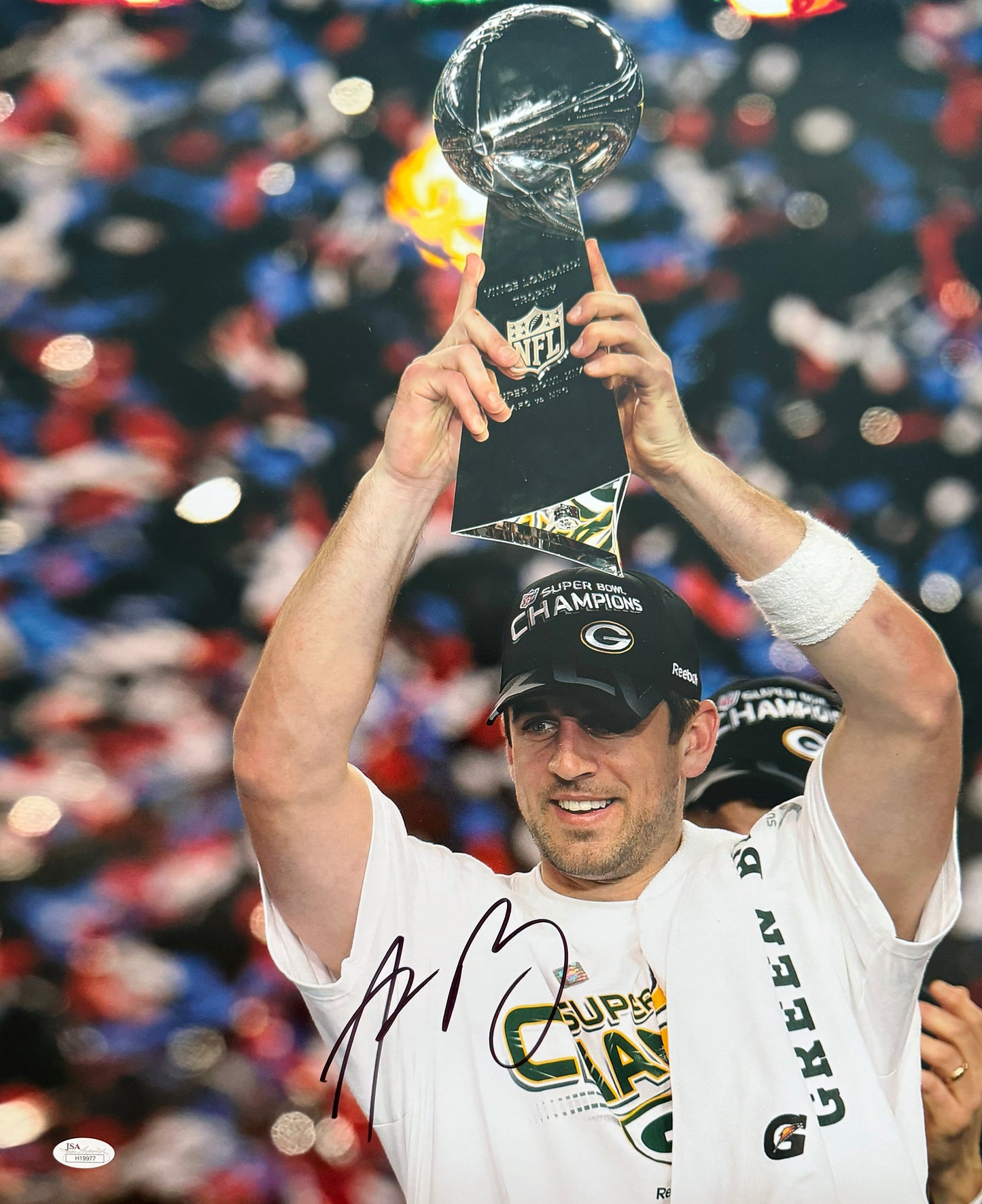 Aaron Rodgers Signed 16x20 Green Bay Autographed Photograph JSA