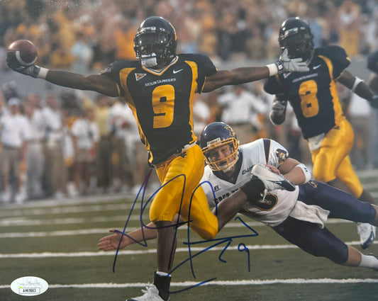 Adam Jones West Virginia Autographed Photo 8x10 JSA