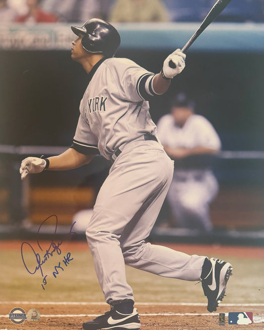 Alex Rodriguez Signed 16x20 New York Autographed Photograph MLB