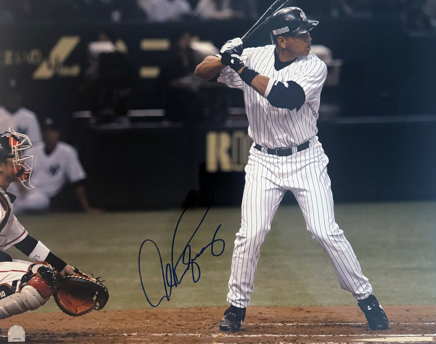 Alex Rodriguez Signed 16x20 New York Autographed Photograph MLB