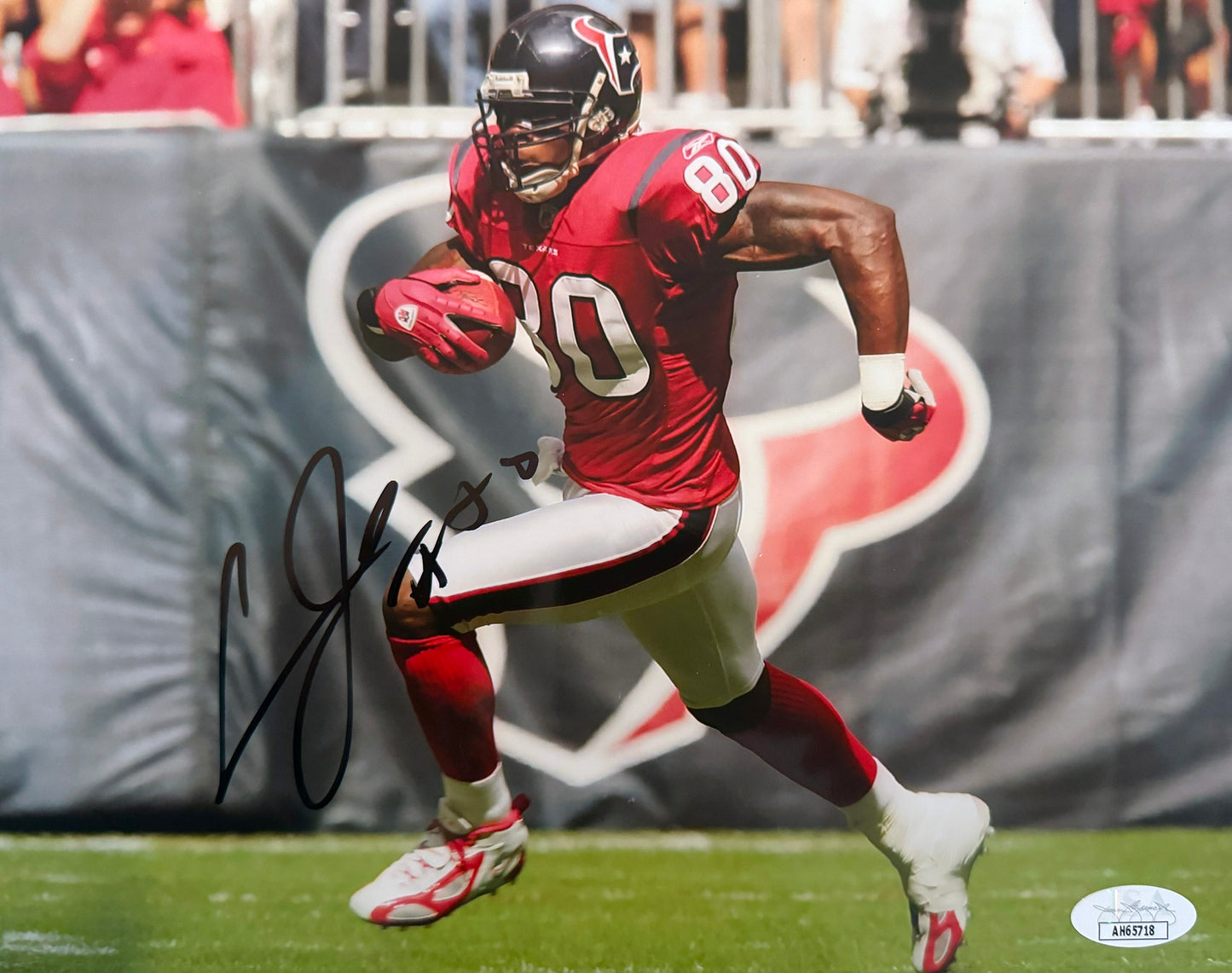 Andre Johnson Houston Autographed Photo 8x10 JSA