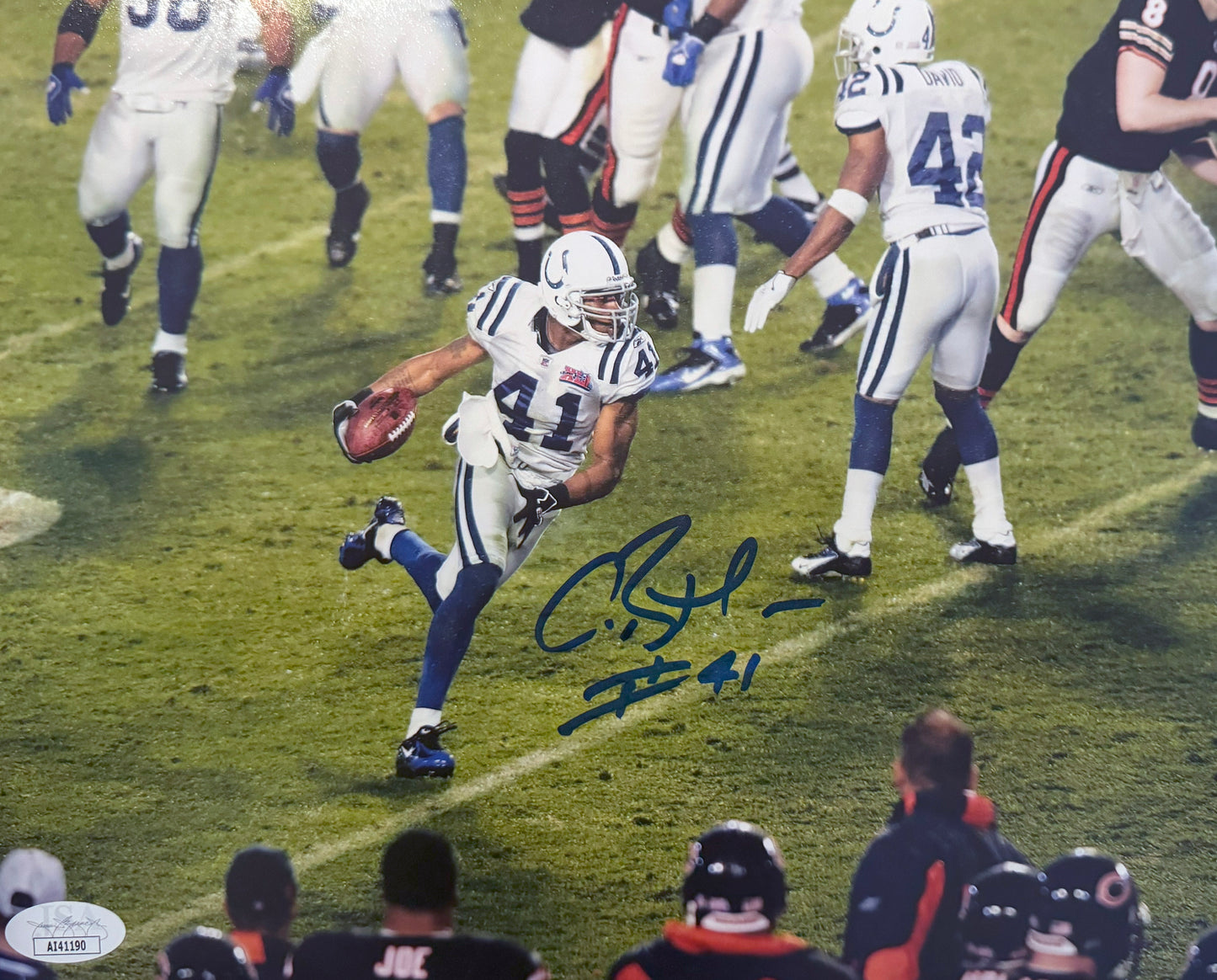 Alan Faneca Pittsburgh Signed 8x10 Autographed Photo JSA