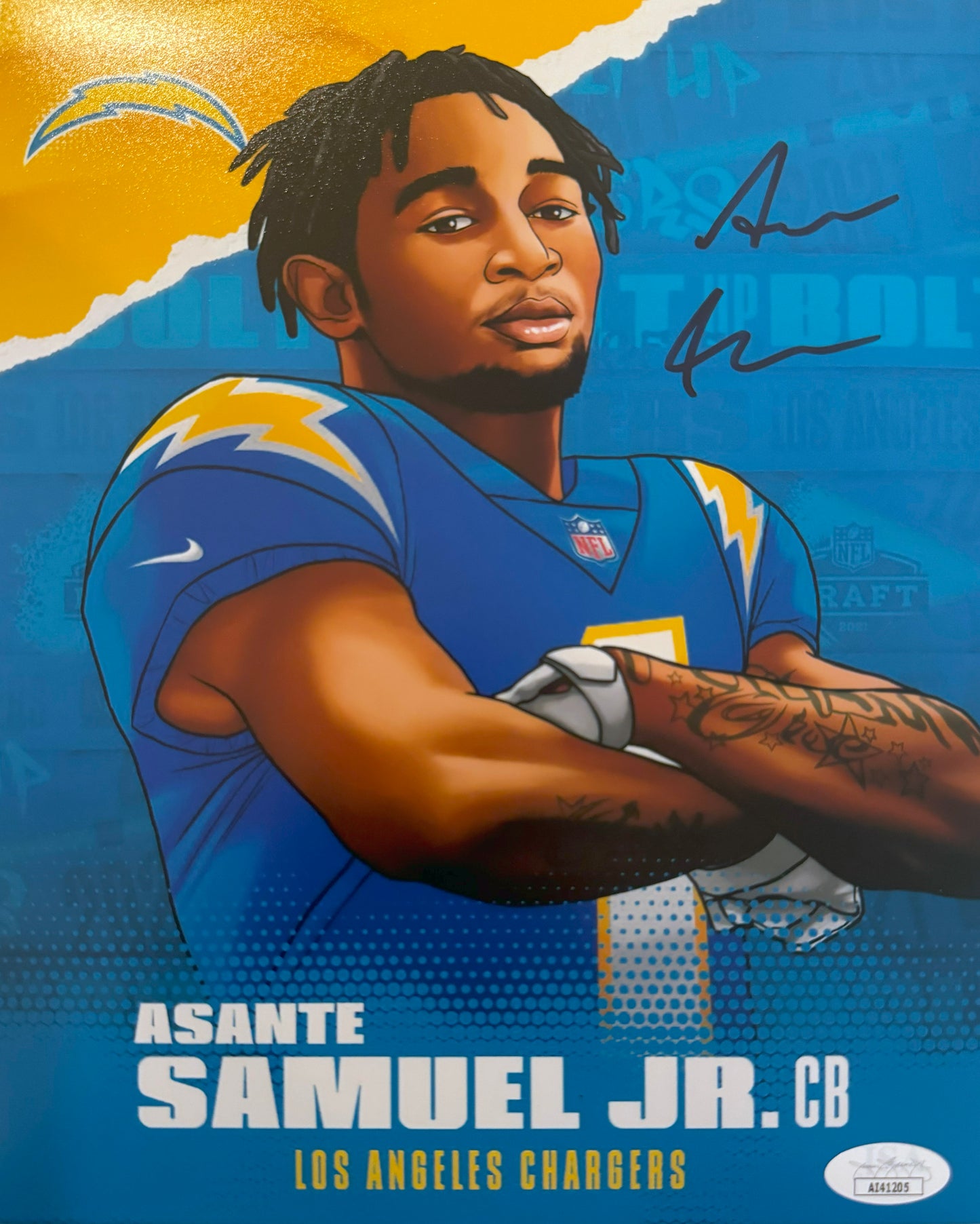 Asante Samuel Jr Los Angeles Signed 8x10 Autographed Photo JSA