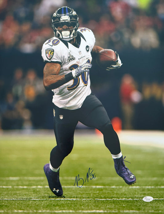 Bernard Pierce Signed 16x20 Baltimore Autographed Photograph JSA