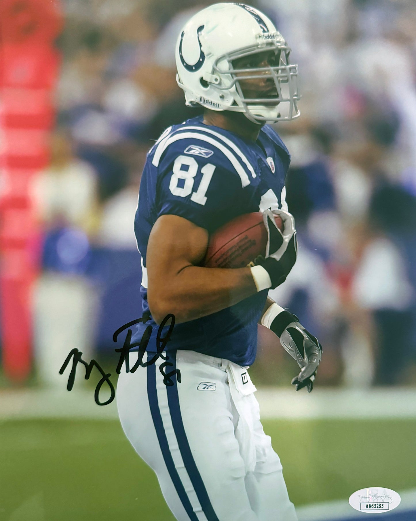 Bryan Fletcher Indianapolis 8x10 Autographed Photo JSA