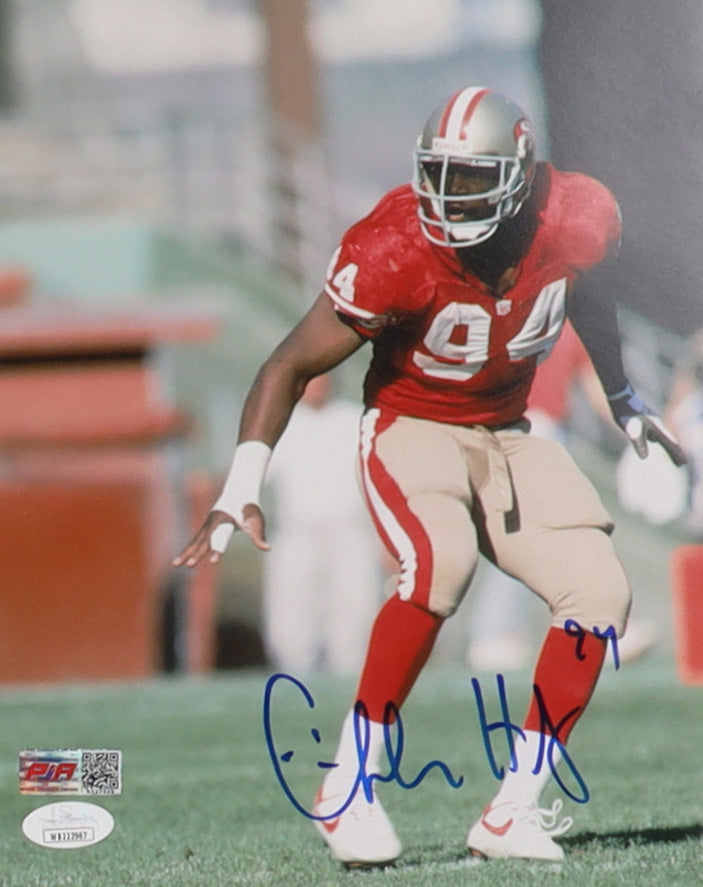 Charles Haley San Francisco Signed 8x10 Autographed Photo PIA