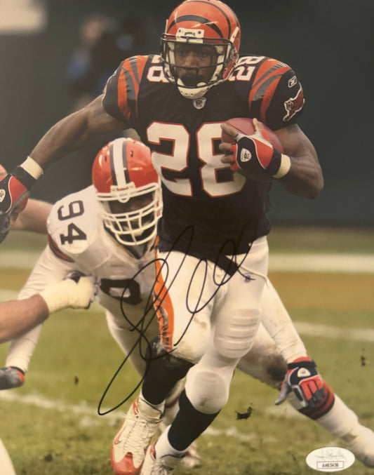 Corey Dillon Cincinnati 8x10 Autographed Photo JSA