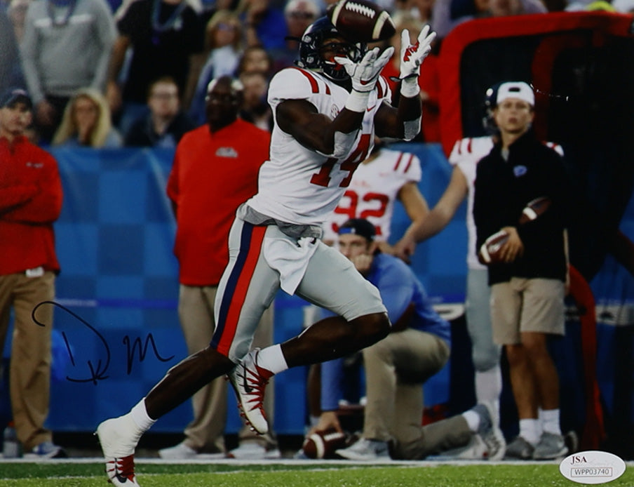 DK Metcalf Ole Miss Autographed Photo 8x10 JSA