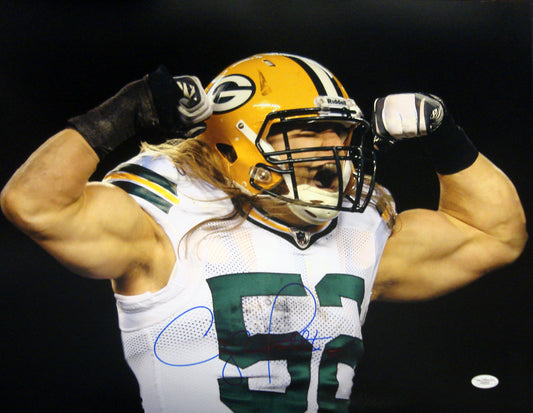 Clay Matthews Signed 16x20 Autographed Photograph Green Bay JSA