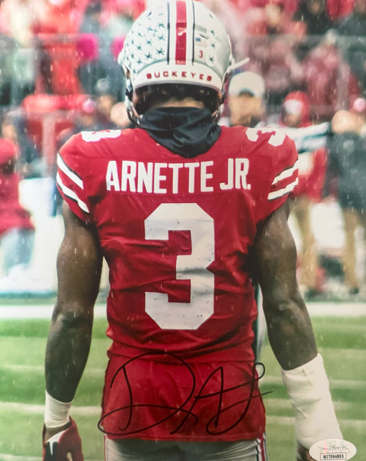 Damon Arnette Ohio State Autographed Photo 8x10 JSA