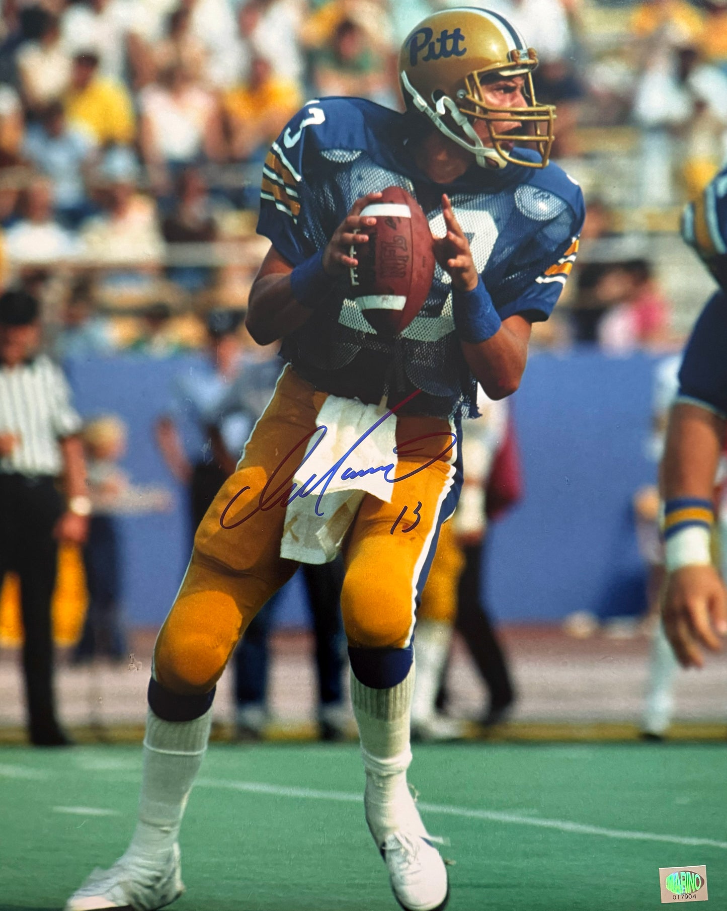 Dan Marino Signed 16x20 Pitt Autographed Photograph Player Holo