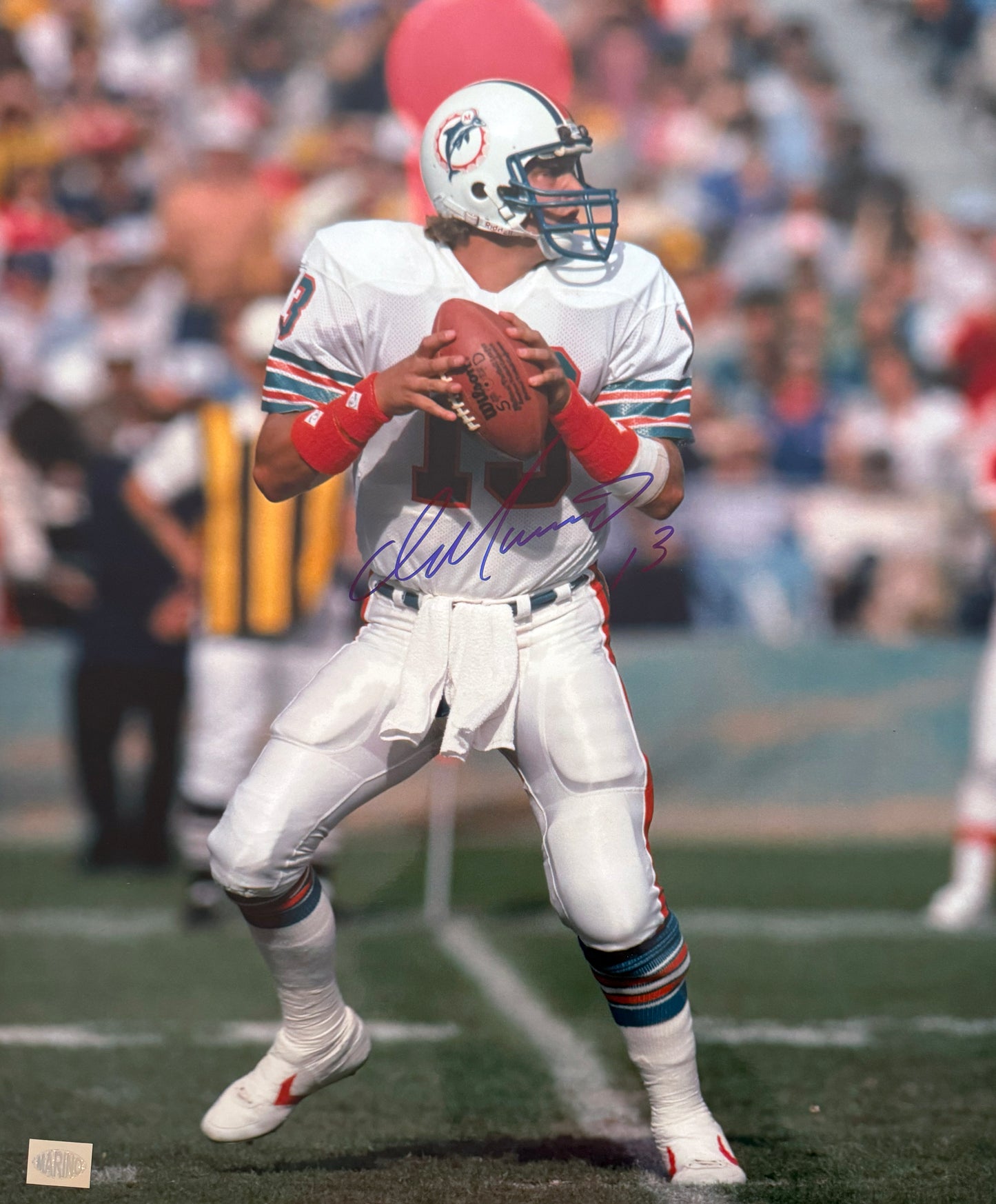 Dan Marino Signed 16x20 Miami Autographed Photograph Player Holo