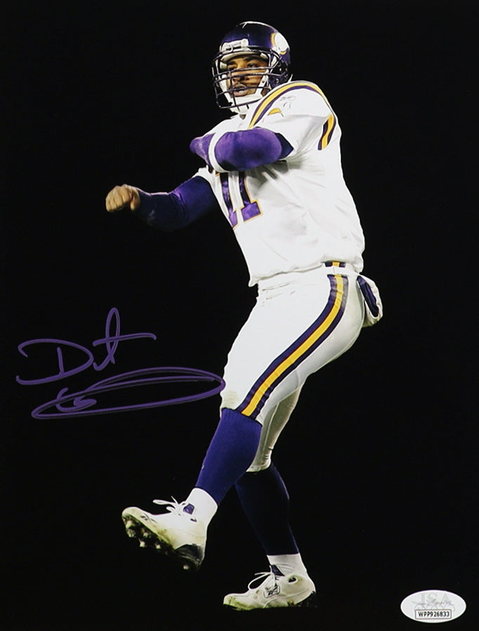 Daunte Culpepper Minnesota Autographed Photo 8x10 JSA