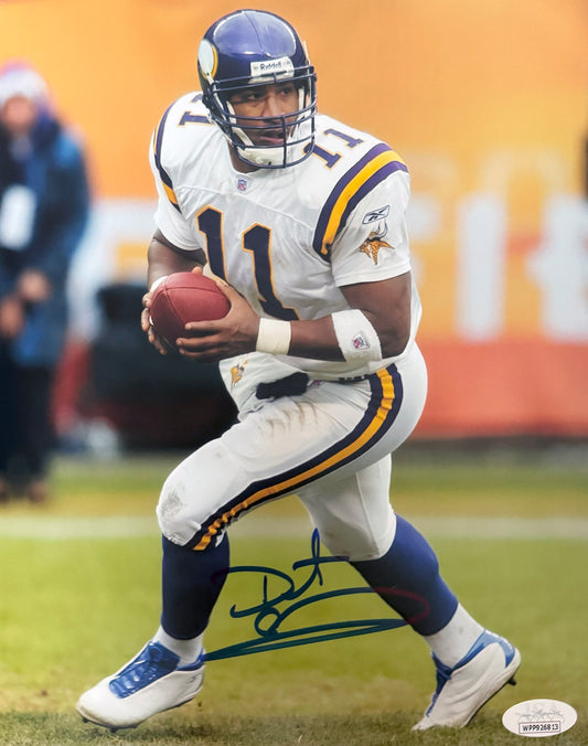 Daunte Culpepper Minnesota Autographed Photo 8x10 JSA