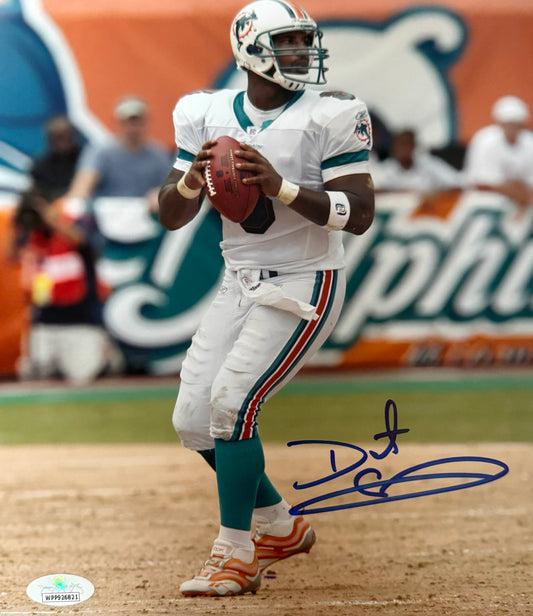 Daunte Culpepper Miami Autographed Photo 8x10 JSA