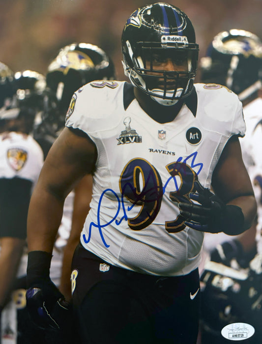 DeAngelo Tyson Baltimore Autographed Photo 8x10 JSA