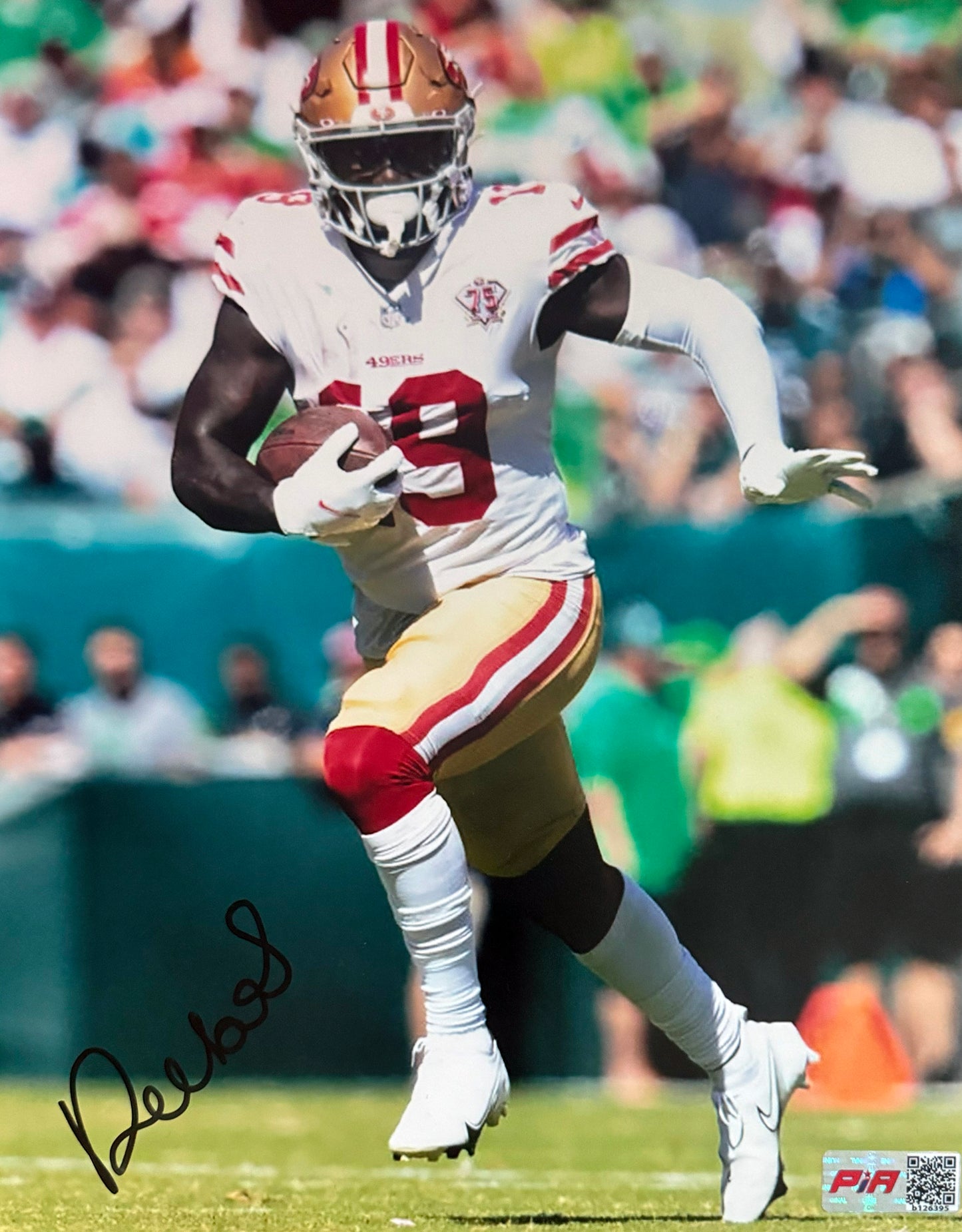 Deebo Samuels San Francisco Autographed Photo 8x10 PIA