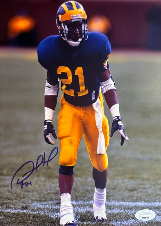 Desmon Howard Michigan Autographed Photo 8x10 JSA