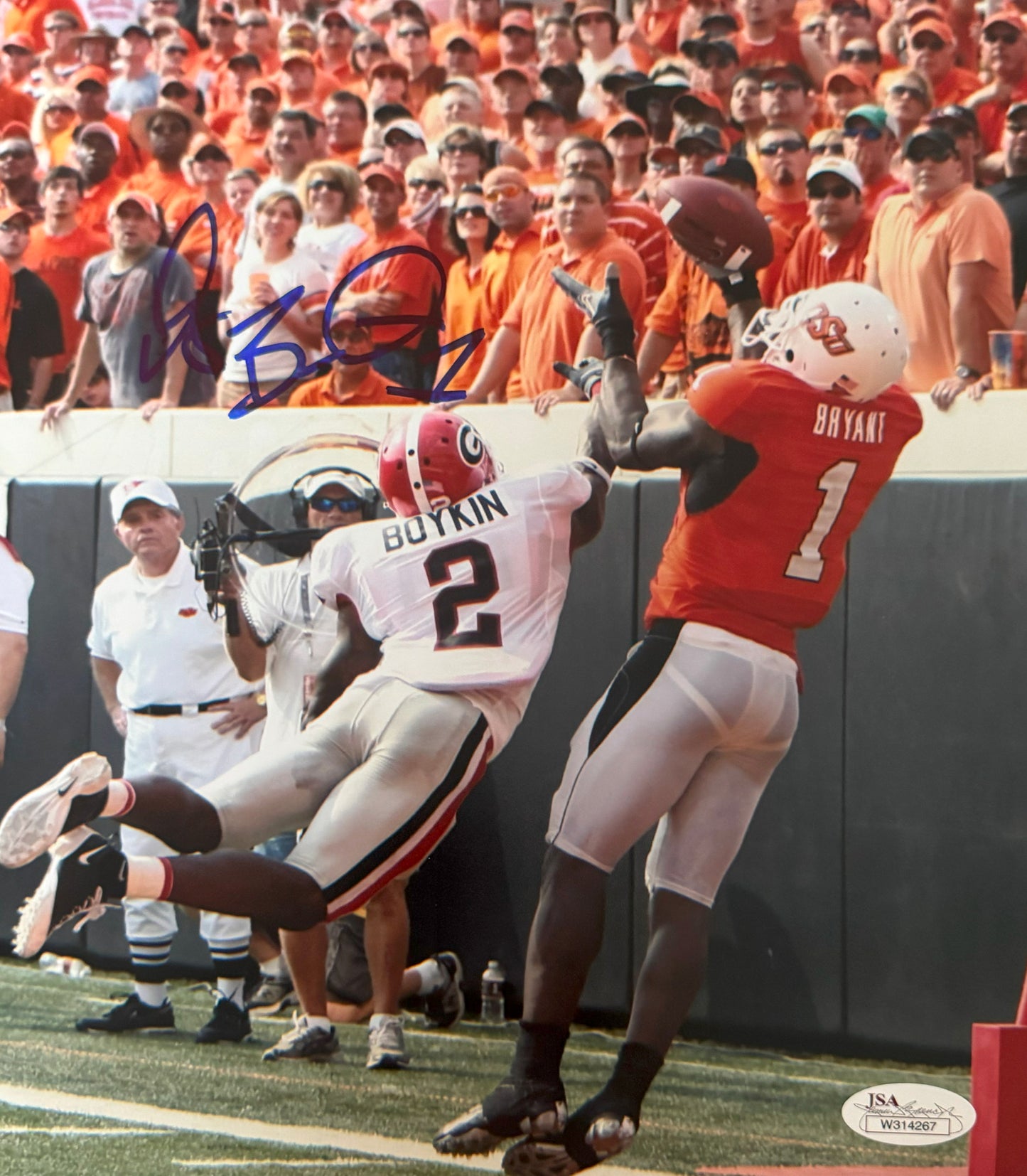 Dez Bryant Oklahoma State Autographed Photo 8x10 JSA