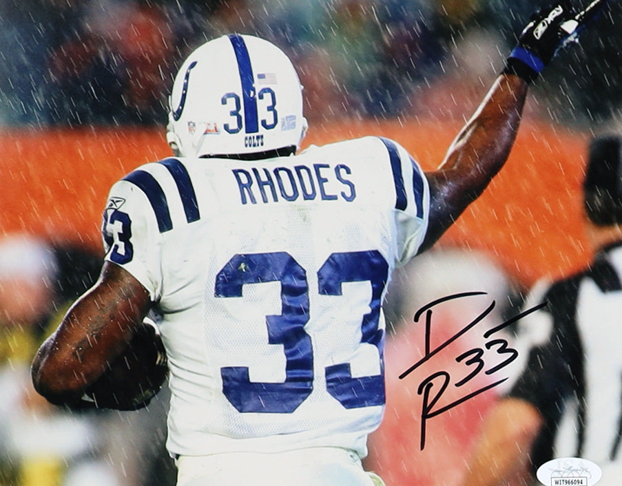 Dominique Rhodes Indianapolis Autographed Photo 8x10 JSA