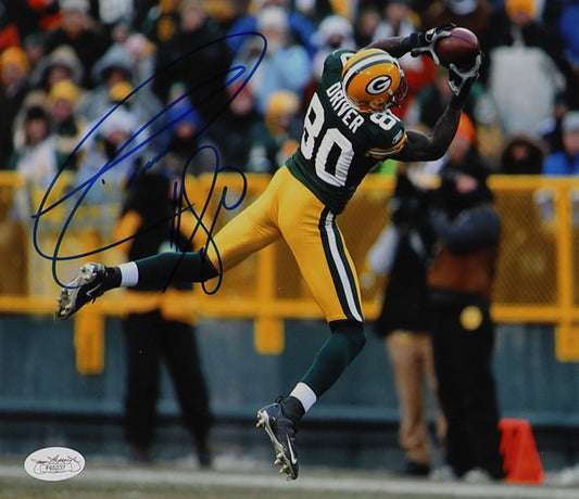 Donald Driver Green Bay Autographed Photo 8x10 JSA