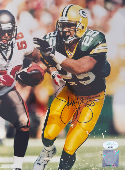 Dorsey Levens Green Bay 8x10 Autographed Photo JSA