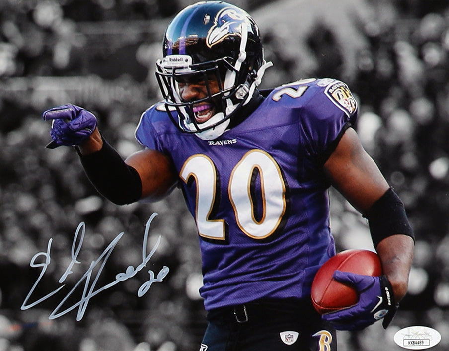 Ed Reed Baltimore Autographed Photo 8x10 JSA