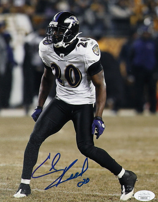 Ed Reed Baltimore Autographed Photo 8x10 JSA