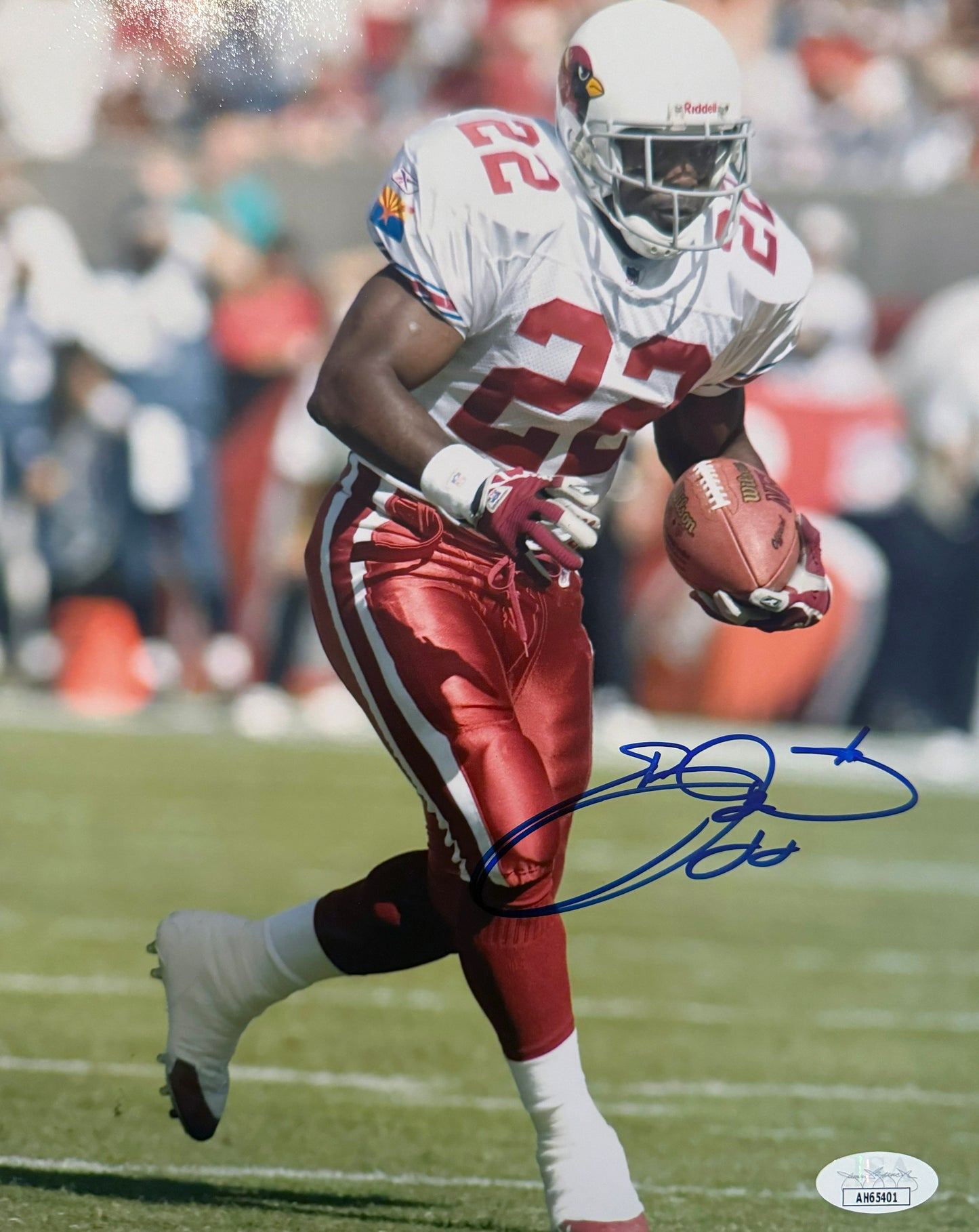 Emmitt Smith Arizona Autographed Photo 8x10 JSA