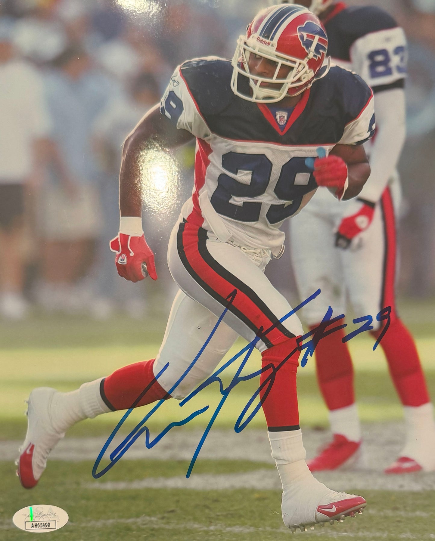 Eric King Buffalo Autographed Photo 8x10 JSA