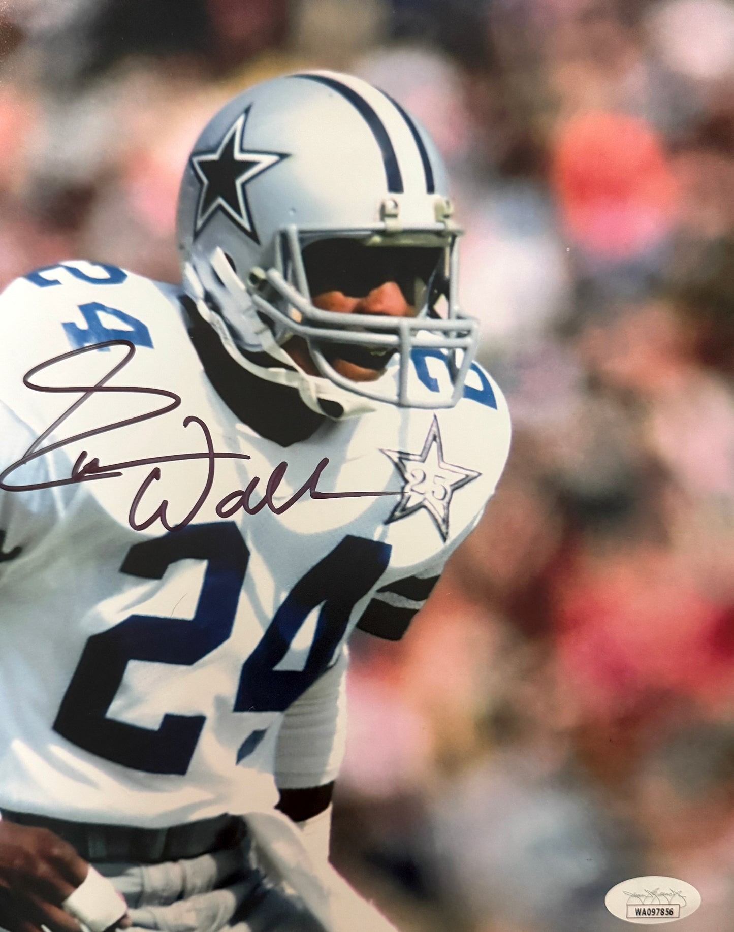 Everson Walls Dallas Autographed Photo 8x10 JSA