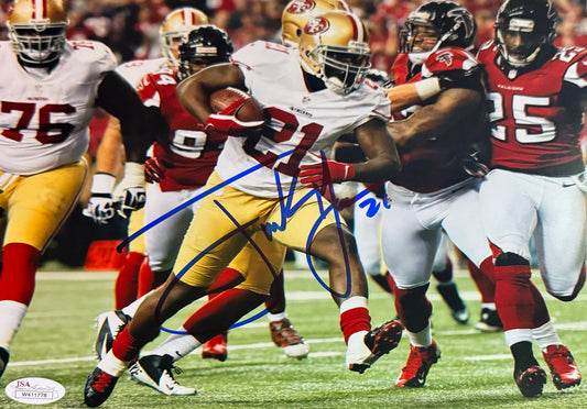 Frank Gore San Francisco Autographed Photo 8x10 JSA