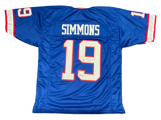 Isaiah Simmons Custom New York Autographed Football Legacy Jersey (JSA & PIA)