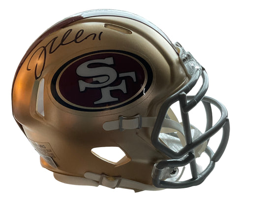 Trent Williams San Fransisco Signed Mini Football Helmet (PIA)