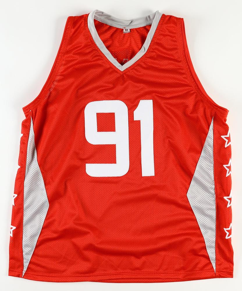 Dennis Rodman Autographed All Star Custom Basketball Jersey PIA