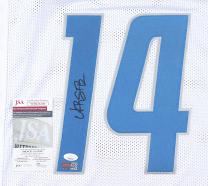 Amon-Ra Saint-Brown Signed Lions Custom Autographed Football Jersey (PIA/JSA) White