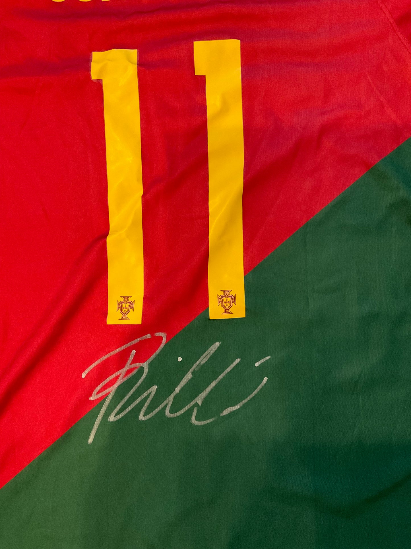 Joao Felix Custom Portugal Autographed Red/Green Jersey (PIA)