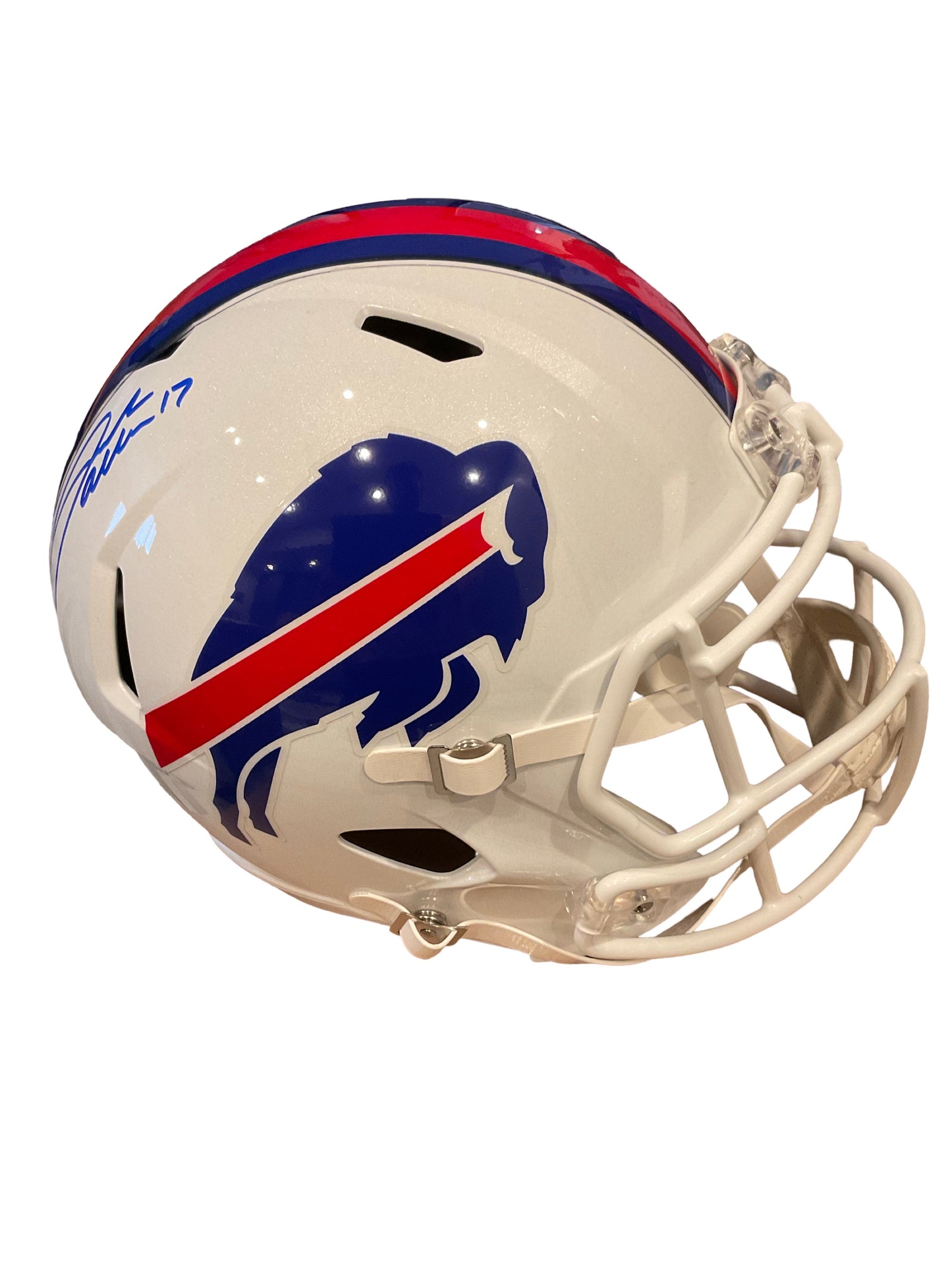 Josh Allen Buffalo Replica Full Size Football Helmet (JSA)