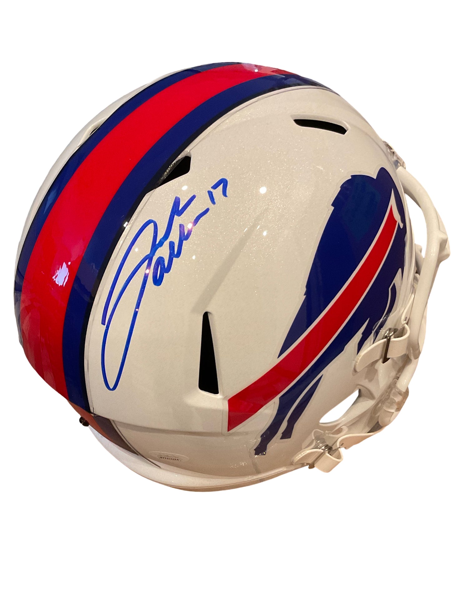 Josh Allen Buffalo Replica Full Size Football Helmet (JSA)