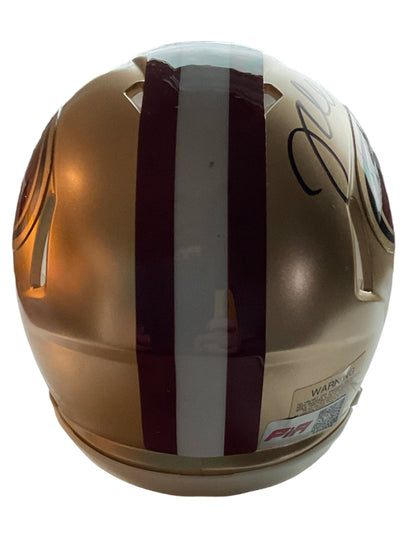 Trent Williams San Fransisco Signed Mini Football Helmet (PIA)