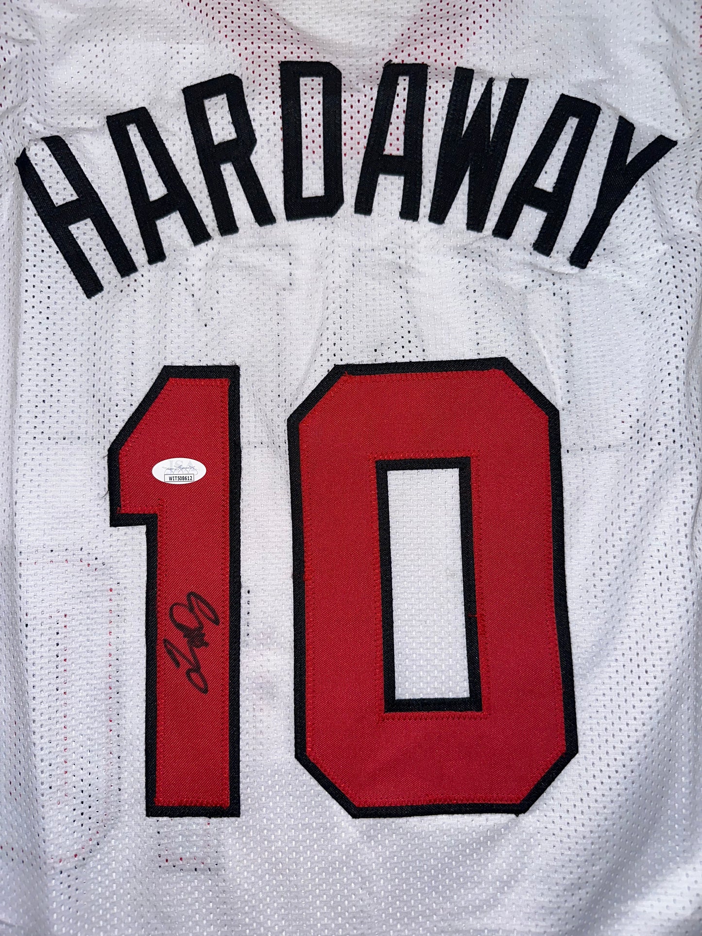 Tim Hardaway Custom Miami Autographed Basketball Jersey (PIA/JSA)