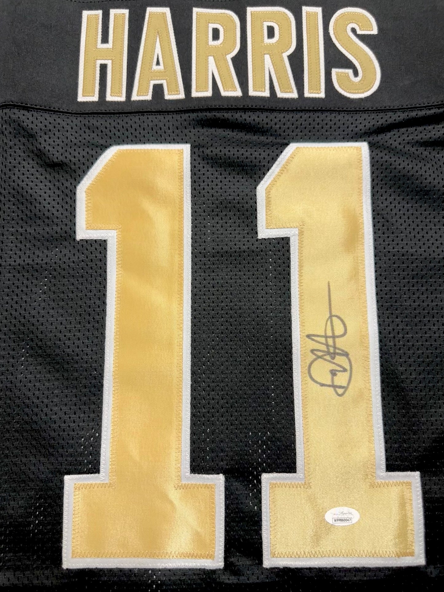 Deonte Harris Custom New Orleans Autographed Football Jersey (JSA)