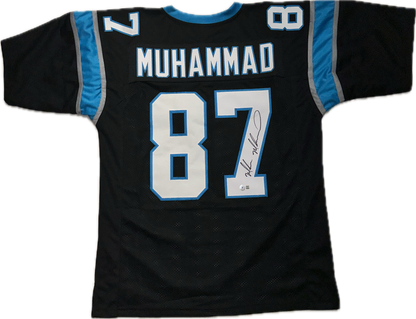 Muhsin Muhammad  Custom Carolina Autographed Football Jersey (PIA/JSA)