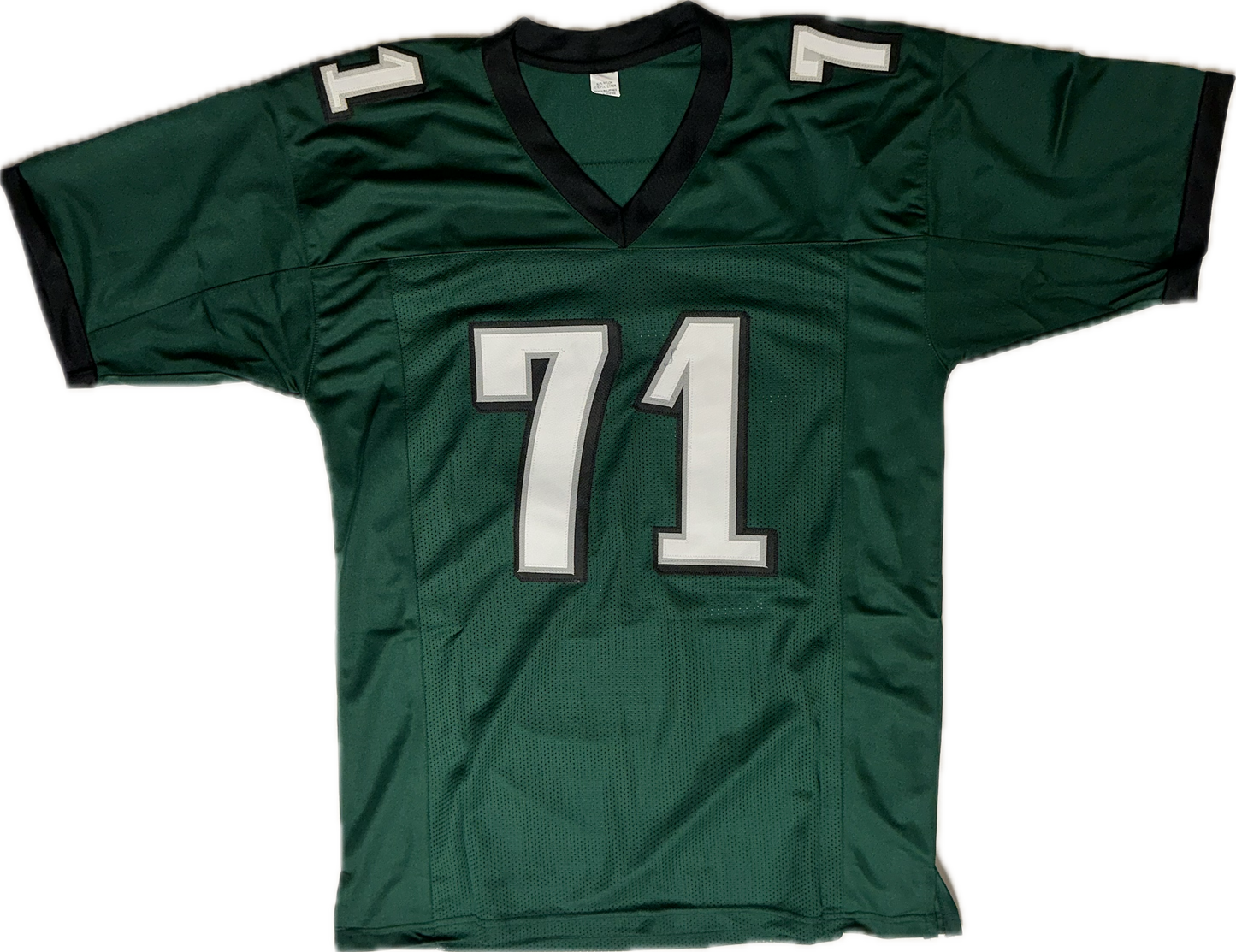 Jason Peters Custom Philadelphia Autographed Football Jersey (PIA/JSA)