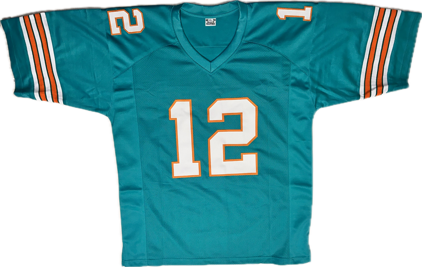 Bob Griese Custom Miami Autographed Football Jersey (JSA)