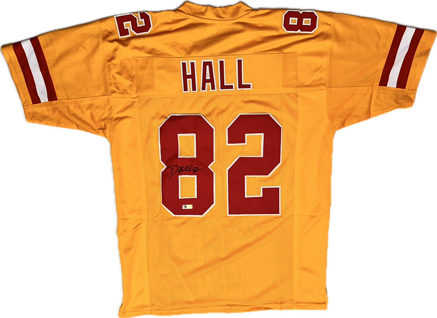 Dante Hall Custom Kansas City Autographed Football Jersey (PIA)